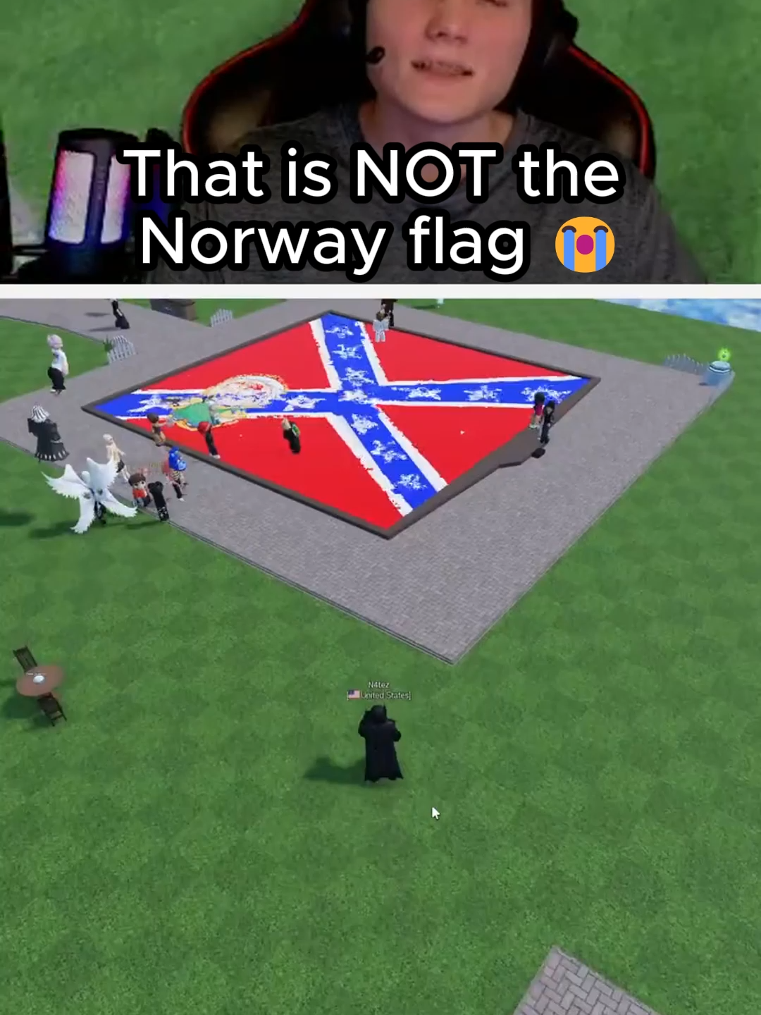 Might be Sweden idk #whoops #oops #careful #funny #notfunny #roblox #game #gaming #clip #twitch #help #iambeingheldhostage