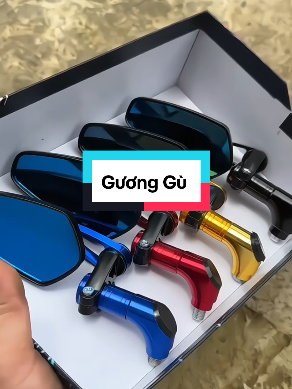 Gương Gù Chân Gương Crg Full Nhôm Gắn Xe Máy Hàng Loại 1 #thuyne1995 #guongxemay #guonggu #guonggucrg #phukienxemay 