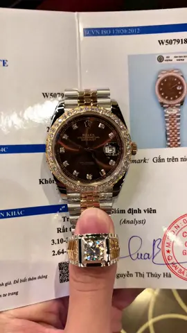 Combo đẹp quá, mặt Chocolate sang trọng lịch lãm #xuhuong #tajewelry #đồnghồ #trangsức #donghonam 