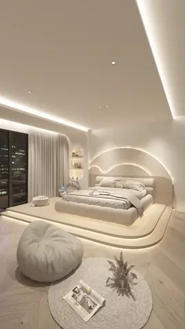 A bedroom where dreams meet the stars 🌌✨   Minimal design, maximum elegance — this is what serenity looks like. #LuxuryInterior #ModernLuxury #StarryNights #DreamBedroom       #creatorsearchinsights 