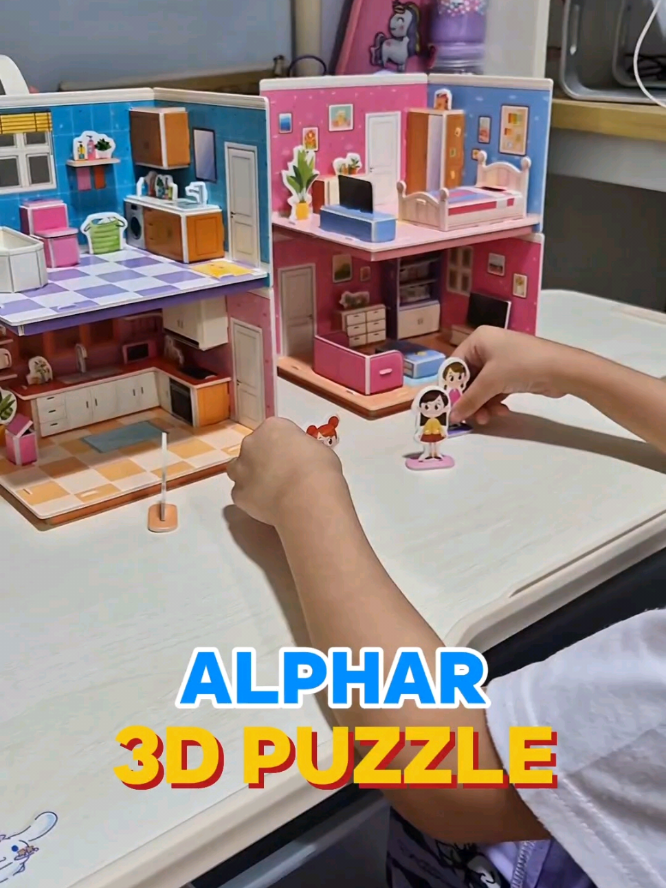 Perfect Birthday or Christmas giveaway 🥰 #alphartoys #3dpuzzledollhouse #toysforkids #giftideas  #3dpuzzledollhouse 