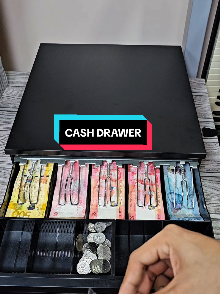 Cash Drawer POS Cash Drawer  #cashdrawer #cashbox #moneydrawer #moneyorganizer #fyp 