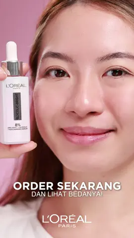 Order di keranjang kuning sekarang untuk dapetin instan glowingnya💛 #LorealParisID #LOrealParisGlycolicBrightSerum #skin #skincare