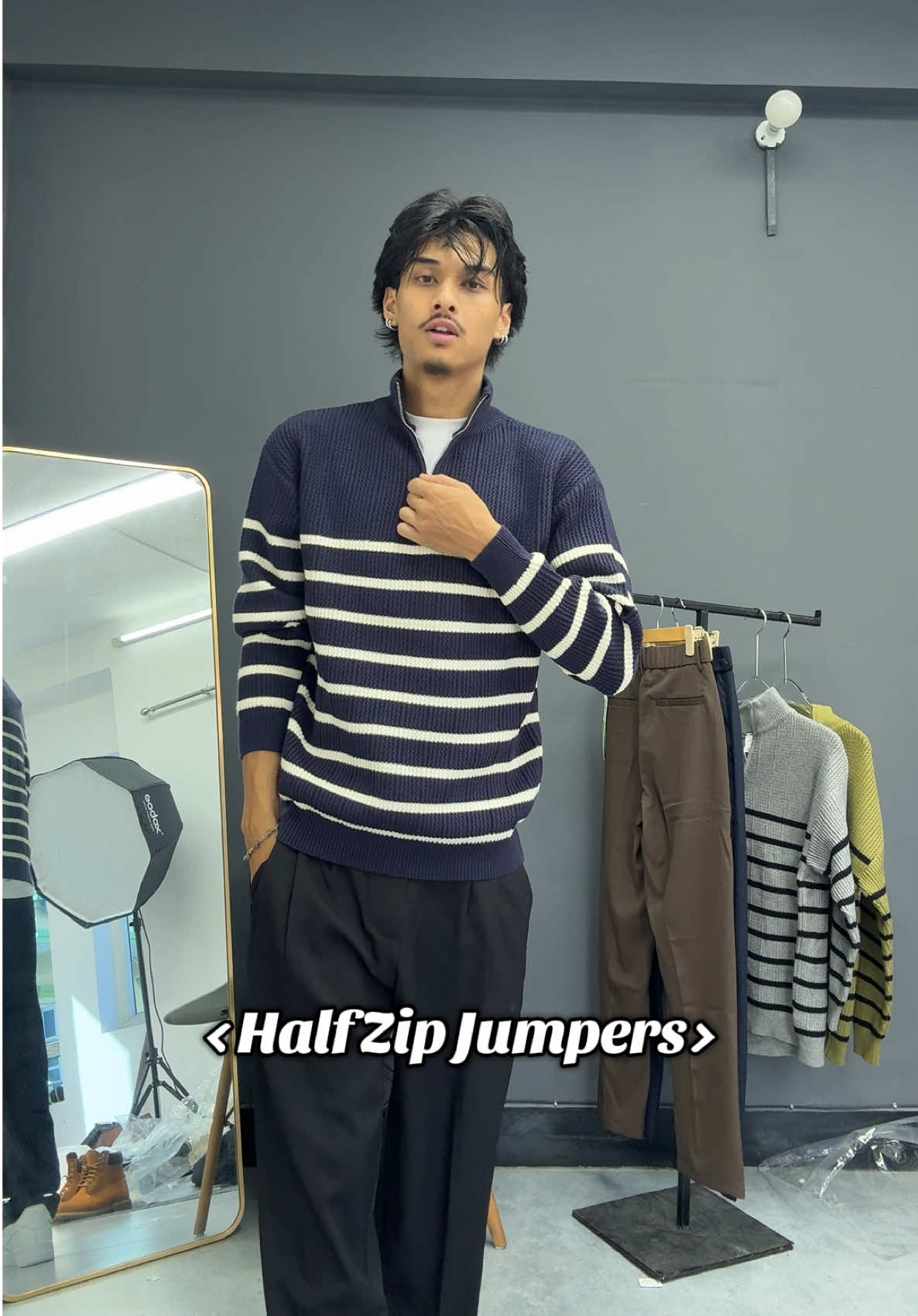 Half Zip Jumpers Available. Sizes available. DM to Order.  Insta: dreamclosetnp Whatsapp: 9811908143 #sweater #basicfit #OOTD #outfitideas #oldmoneyaesthetic 