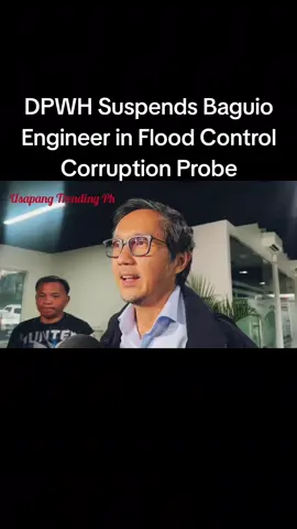 DPWH Suspends Baguio Engineer in Flood Control Corruption Probe On September 22, 2025, DPWH Secretary Vince Dizon announced a 90-day preventive suspension and formal charges against Baguio City District Engineer Rene Zarate for allegedly tampering with or destroying documents related to the “Floodgate” corruption scandal involving flood control projects. The charges, filed with the Ombudsman, include graft and malversation, with potential life imprisonment if Zarate is convicted. The case ties to broader allegations of ghost projects and kickbacks worth over P600 million, fueling public outrage and protests like the “Baha sa Luneta” rally, which drew 49,000 attendees. Dizon, backed by President Marcos Jr.’s directive and the Independent Commission for Infrastructure, vowed to pursue accountability and recover misappropriated funds. #viralreels #followersreelsfypシ゚viralシfypシ゚viralシ #dpwhcuruption #usapangtrendingph #labansacurruption 