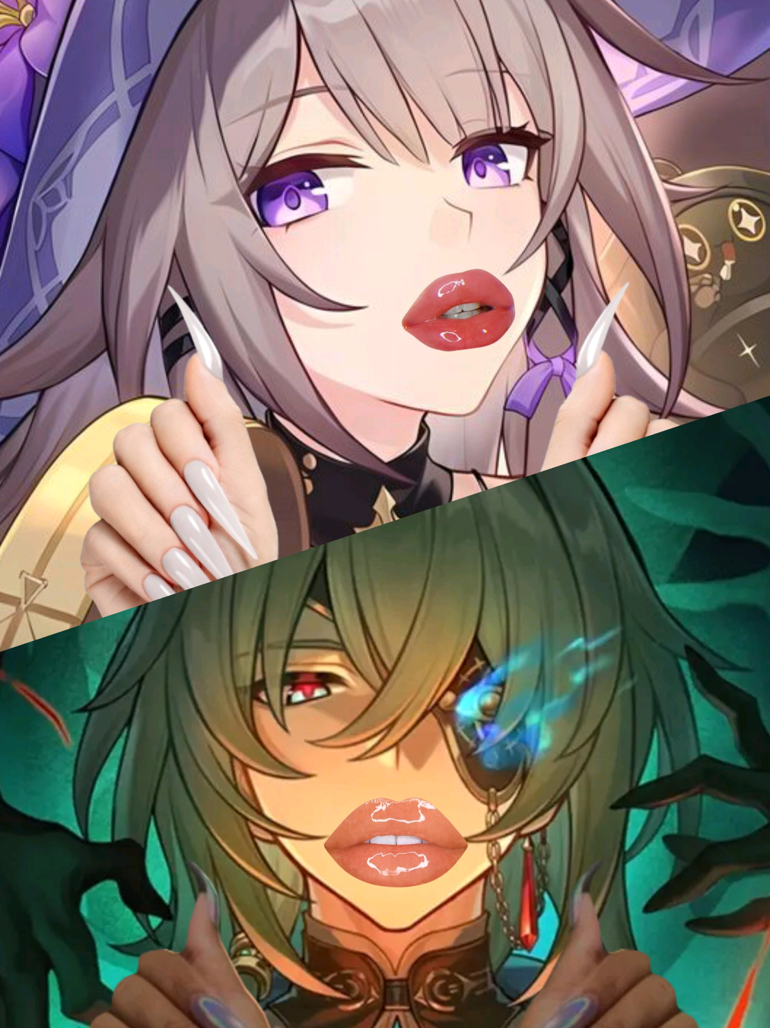 The Mother and her Bestie vs Zandar showdown  💋👁️🫦👁️🔥💖💅🍋‍🟩 #HonkaiStarRail #hsrcreators #TheHerta #Anaxa #floptok 