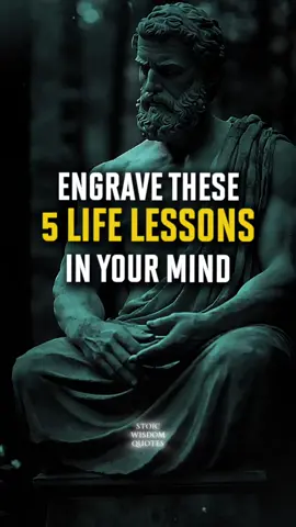 Engrave These 5 Life Lessons In Your Mind | Stoicism Most people only learn these lessons after pain. But you don’t have to wait for life to break you in order to grow. In this video, you’ll discover 5 powerful life lessons that every person should engrave in their mind — lessons about solitude, self-respect, patience, and the quiet strength of letting go. Grounded in Stoic philosophy and real-world wisdom, these truths will challenge how you see yourself, your relationships, and the way you live. It’s not just advice — it’s a wake-up call. Because life always teaches — but it’s better to learn before it hurts. 🔔 Follow for more Stoic wisdom, life lessons, and mindset strategies every week. Start your journey toward clarity, strength, and self-mastery. ⸻ In this video you’ll learn: • Why solitude is a source of power • How to protect your peace and self-worth • The value of patience in building your destiny • Why forcing relationships destroys your soul • A mindset shift that will save you years of regret #stoicism #lifelessons #quotes #SelfImprovement #mindsetmotivation 