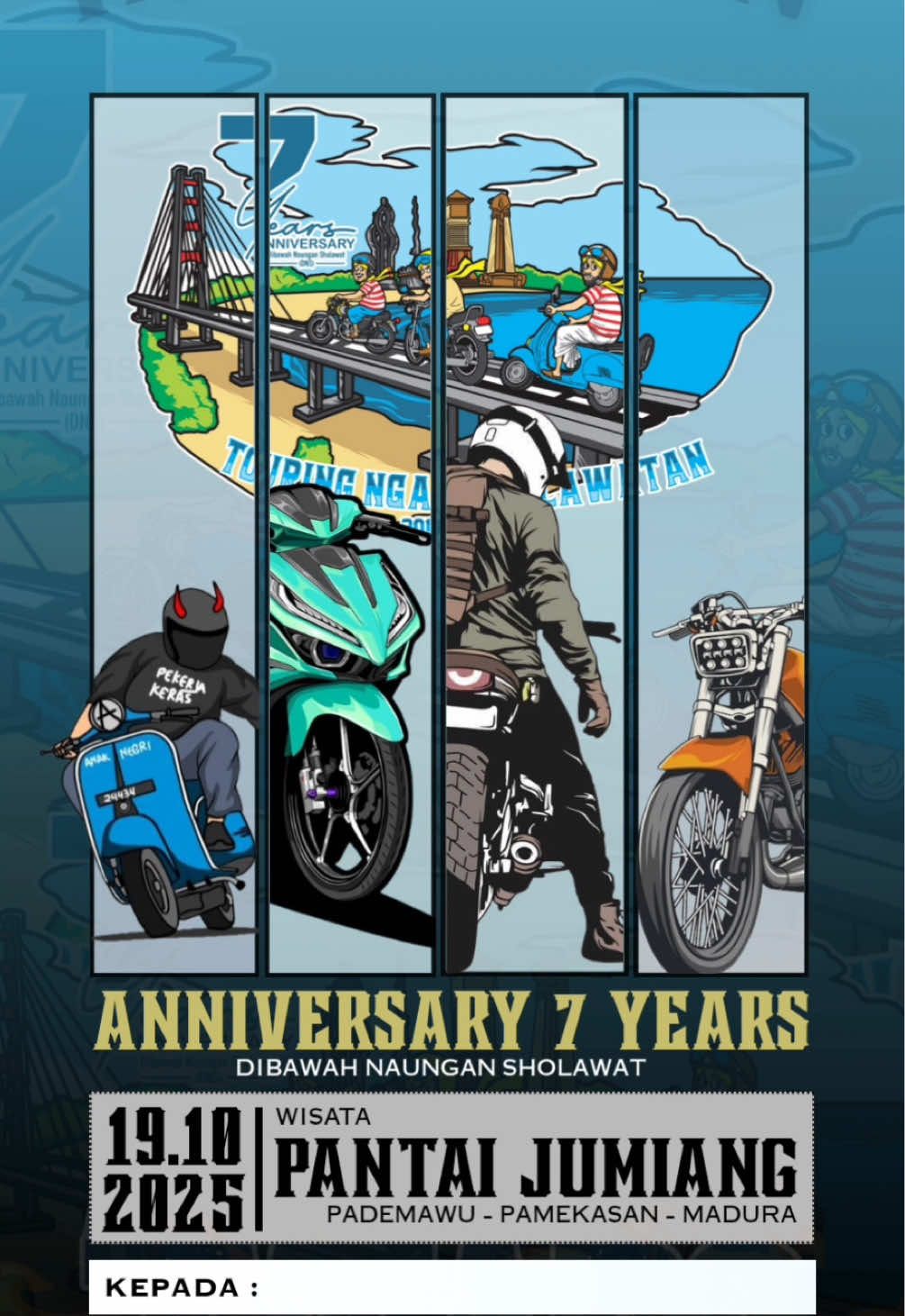 Info Anniversary DNS Nusantara • DNS Madura akan sangat bahagia dengan hadirnya semua bikers dan segenap tan taretan DNS Nusantara  Salam #touring #ngaji #sholawatan 