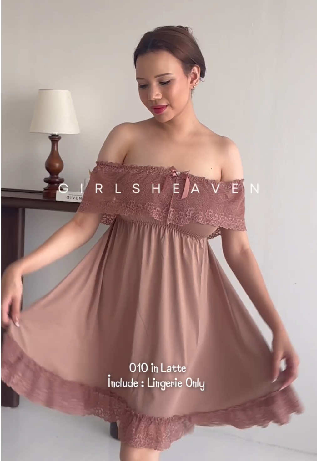 Looking beautiful with 010🌸✨  #bestseller #lingeriemodel #sleepwear #produkviral #bajudinasmalam 