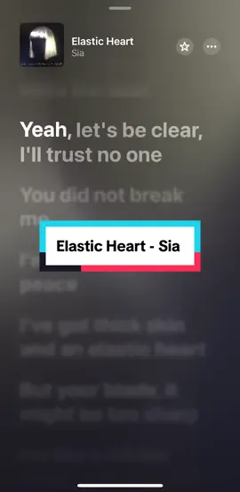 Elastic Heart - Sia #foryou #songlyrics #lyricsvideo #sia #elasticheart 