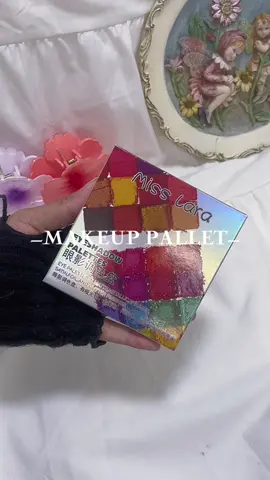 16 shades Makeup pallets,lots of shades and so colorful💕🫶🏻#makeuppallate#rainbowcolors#misslaraeyeshadow#eyeshadow#fyppppppppppppppppppppppp  