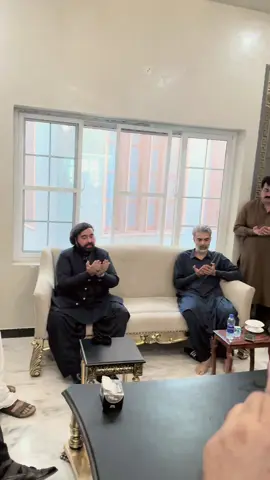 Pir Yasir sain with sons  Condolence Ex MNA Roshan din junejo with son MNA Salahuddin junejo At village shahnwaz junejo 