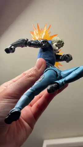 Genos is finally here. Quick pose! #actionfigures #onepunchman #revoltech #amazingyamaguchi #fyp 