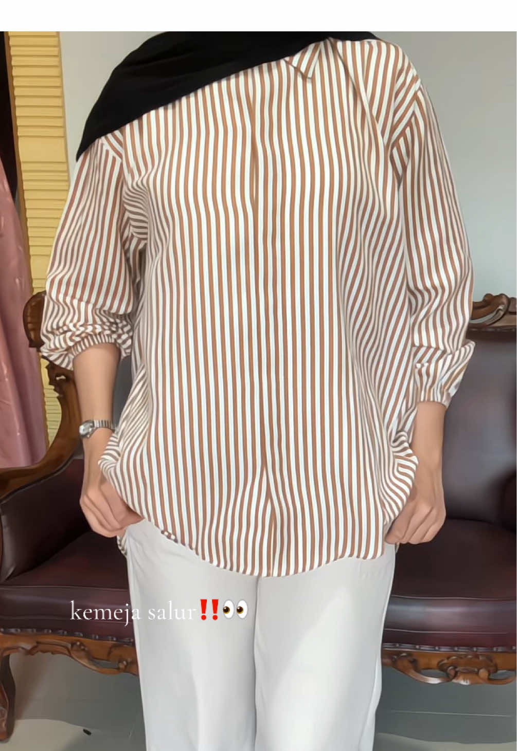 #kemejasalur #kemejawanitamurah #outfitideas #outfitinspo #OOTD 