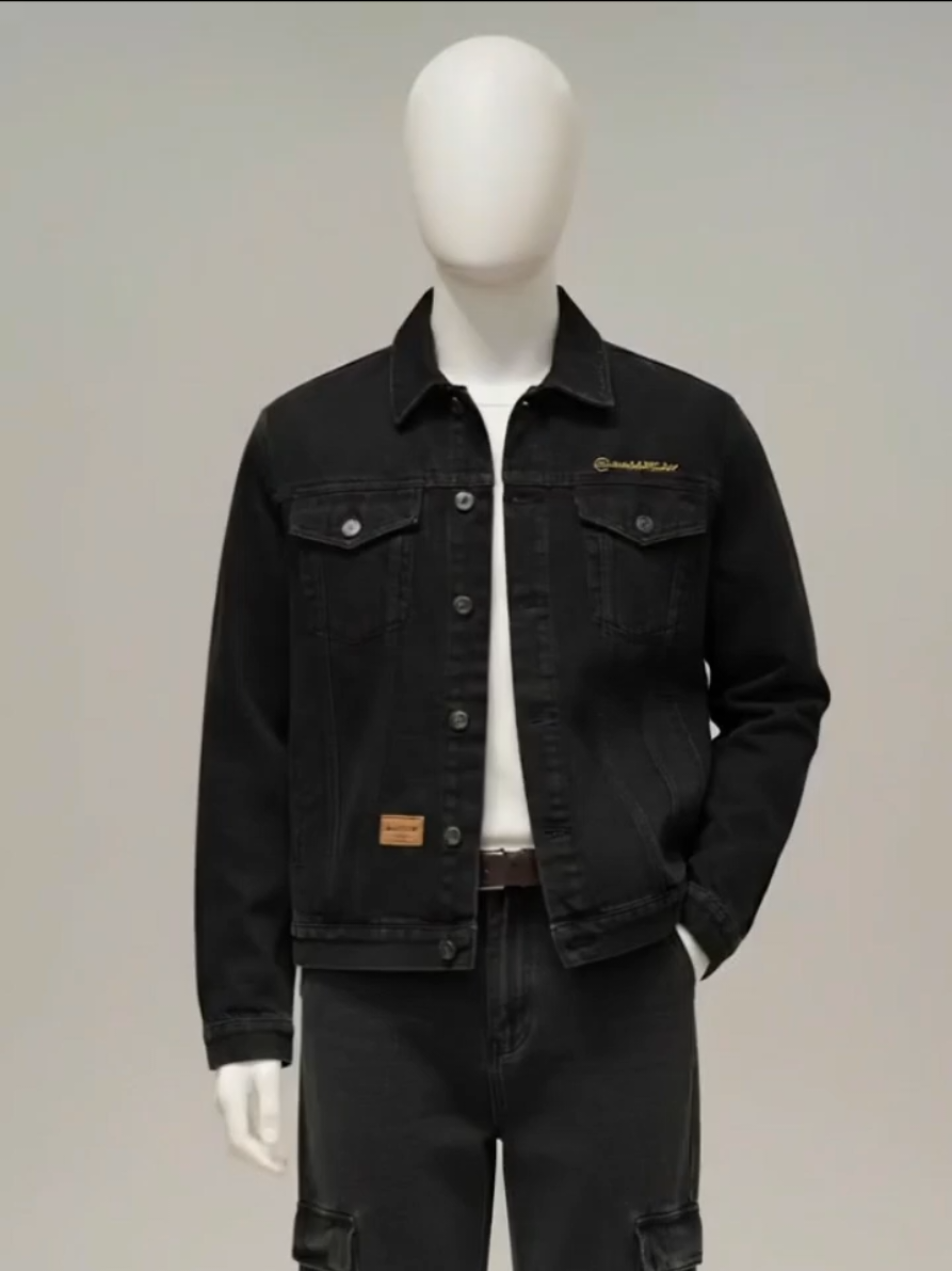 เสื้อยีนส์ชาย แขนยาว ผ้าดี ทรงสวย#jacket #เสื้อผ้าแฟชั่น #เทรนด์วันนี้#ขายดี 