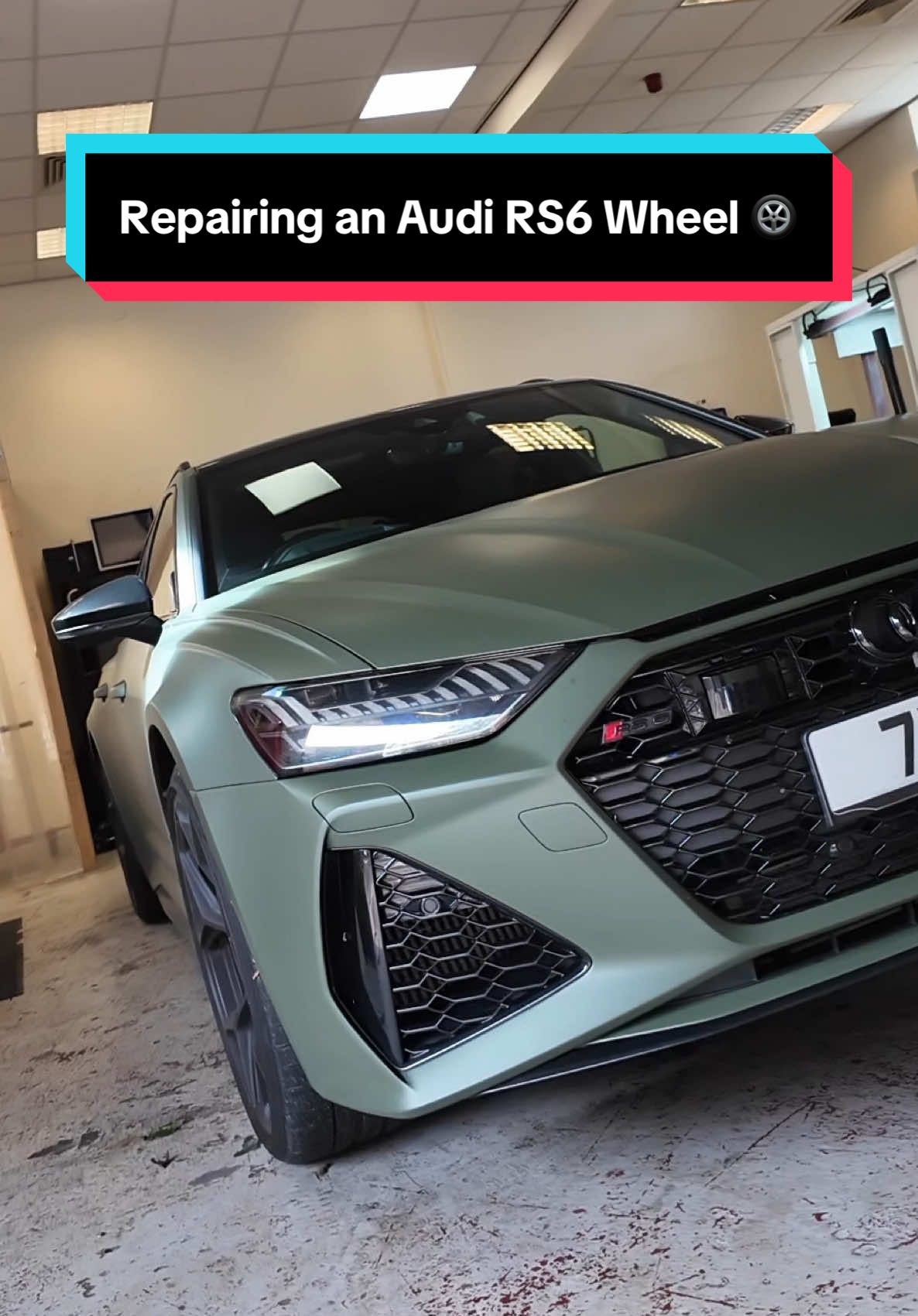 Smart repair on this Audi RS6 after it was brought in with scuffing on the passenger wheel. Repaired back to satin finish matching the other 3 🛞  We offer alloy wheel refurbishment options including powder coating, painting, diamond cutting, smart repairs, welding, split wheel rebuilding and more! Open Monday-Friday and located on Ennerdale Road, SY1 3LD! #wheelrefurb #wheelrepairs #wheelrestoration #alloywheels #wheelrefurbishment 