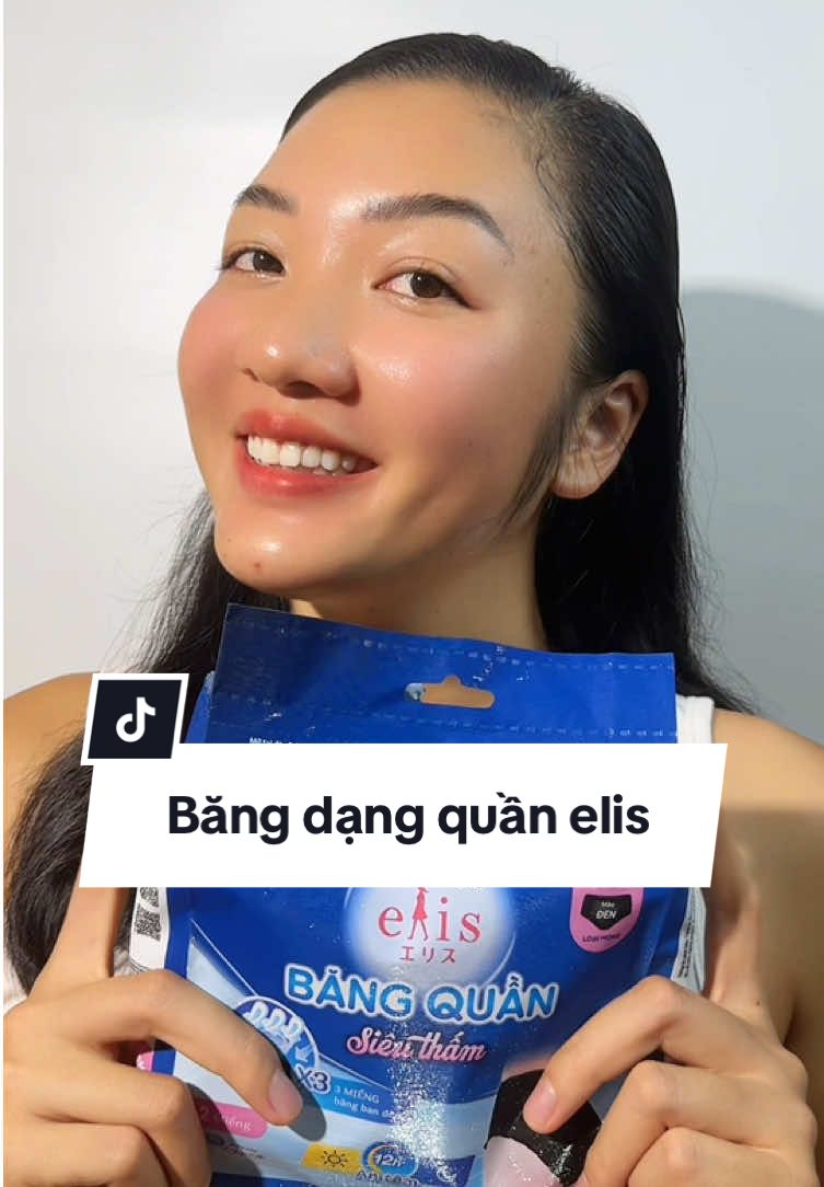 Chị em nào đang tìm một loại băng quần thấm hút tốt - Thì có thể tham khảo em băng dạng quần này của nhà elis nha. Hiện tại có màu đen rồi, mới ra mắt tại Việt Nam ấy. Mặc không lộ viền, co giãn tốt, thoải mái lắm. Săn ngay tại giỏ góc trái nha. #elis #bangquanelis #bangquan #elisbangquansieutham #thuonghieunhatban 