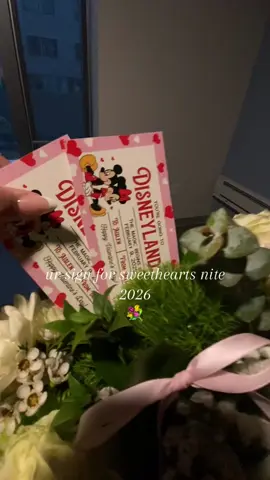 the cutest nights 🤍 #disneyland #sweetheartsnite #ValentinesDay #datenight #couple 