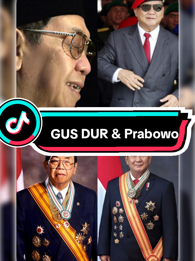 ~GUS DUR & Prabowo Subianto Momen pak gusdur ditanya saat diacara tvOne, siapa orang yang akan dipilih dan ikhlas untuk rakyat Indonesia, jawaban pak gusdur adalah 