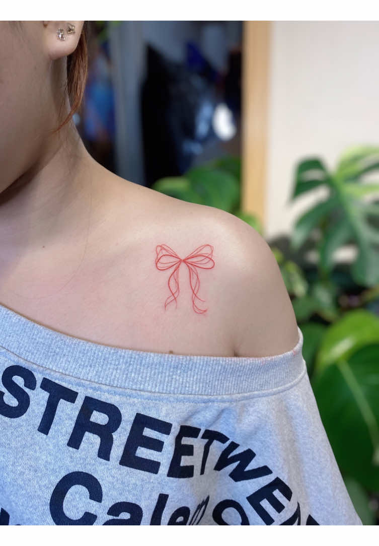 🎀 xinh #nhimtattooink #tattoo #hinhxam #xuhuong #nơ 