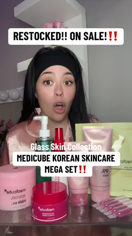 The Medicube skincare set is the perfect routine for smooth, hydrated, and healthy-looking skin ✨ A complete Korean skincare bundle that makes self-care easy. @medicube global  #Medicube #MedicubeSkincare #KoreanSkincare #SkincareSet #GlowingSkin