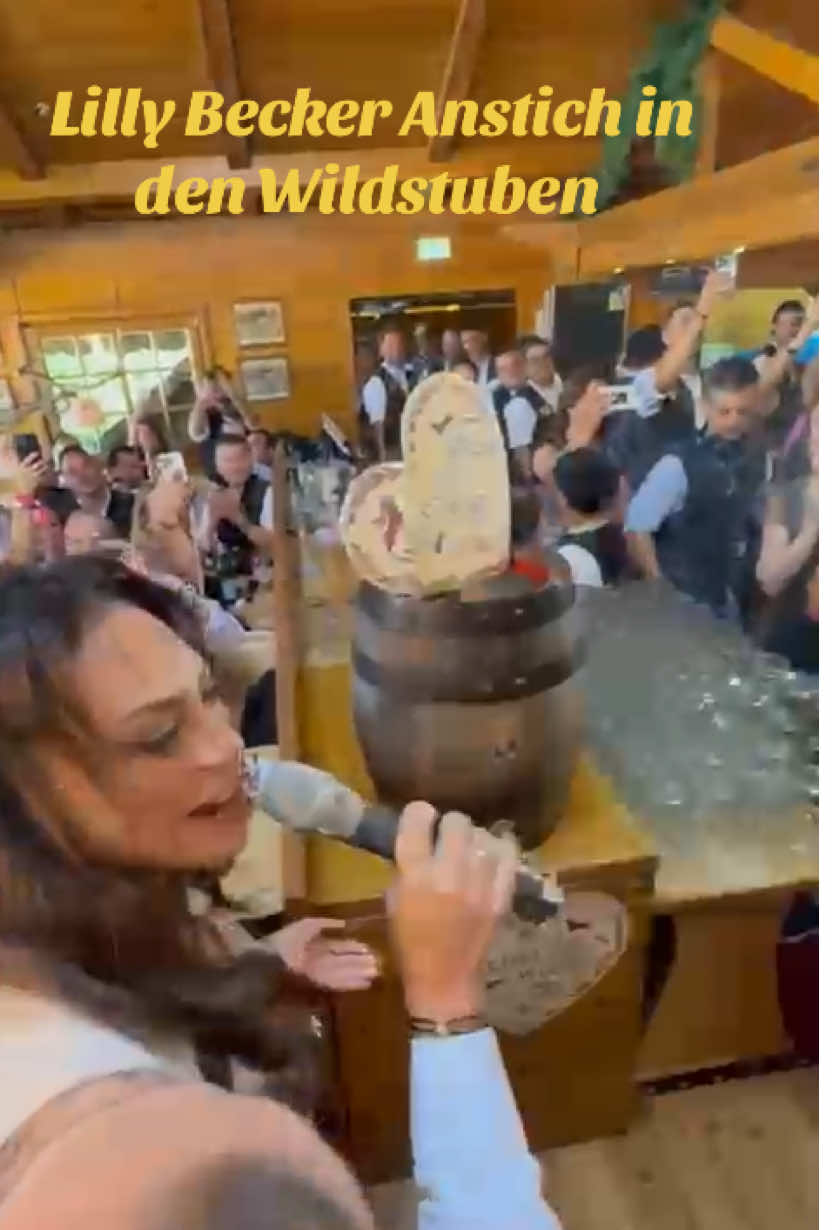 Oktoberfest 2025 Anstich durch Lilly Becker am 20.09.2025 in den Wildstuben von Klaus Renoldi  #lillybecker #wildstuben #wildstubenrenoldi #oktoberfest #wiesn @Wildstuben @Siegelring  