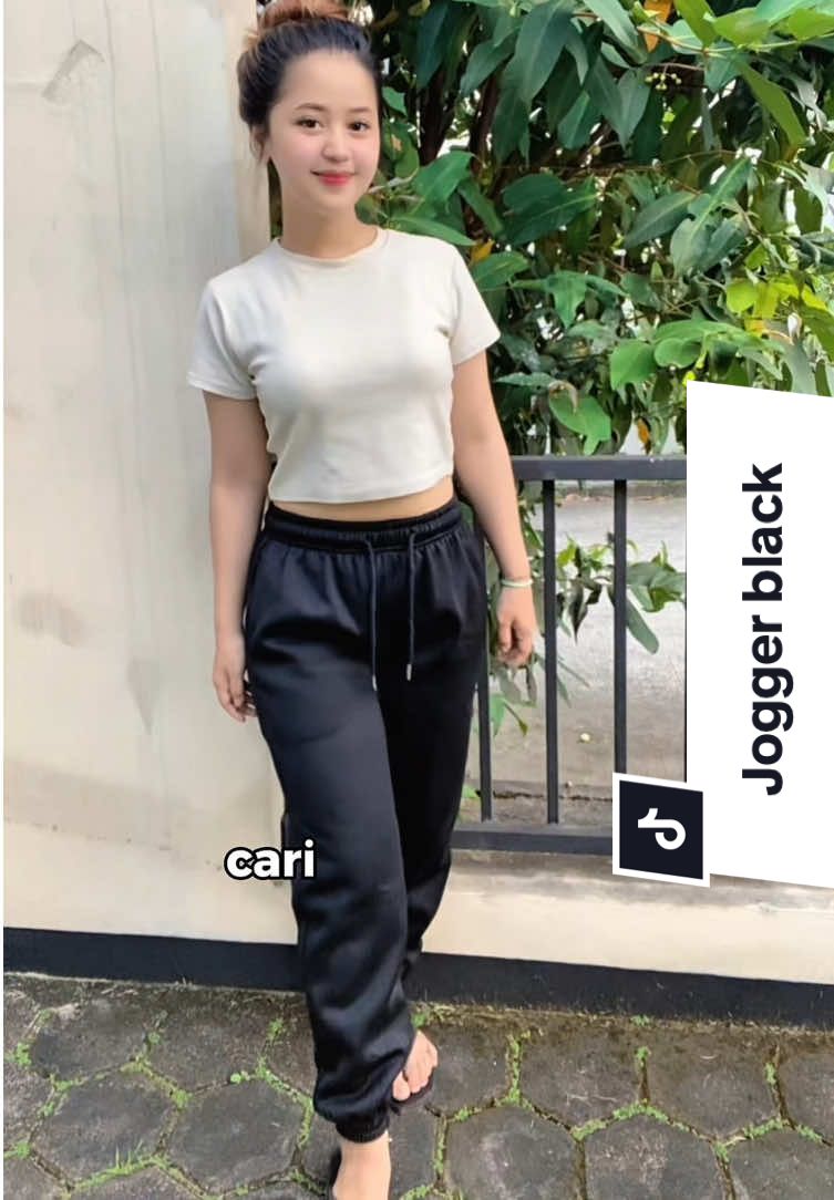 Jogger Tebal Premium 🤏💋 #yourename #jogger #sweatpants #premium 