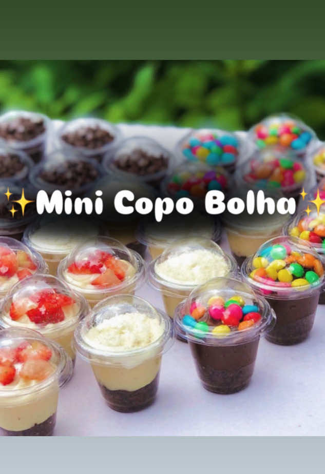 Mini Copo Bolha✨ Link nos comentários ➡️ #decoracaodefesta 
