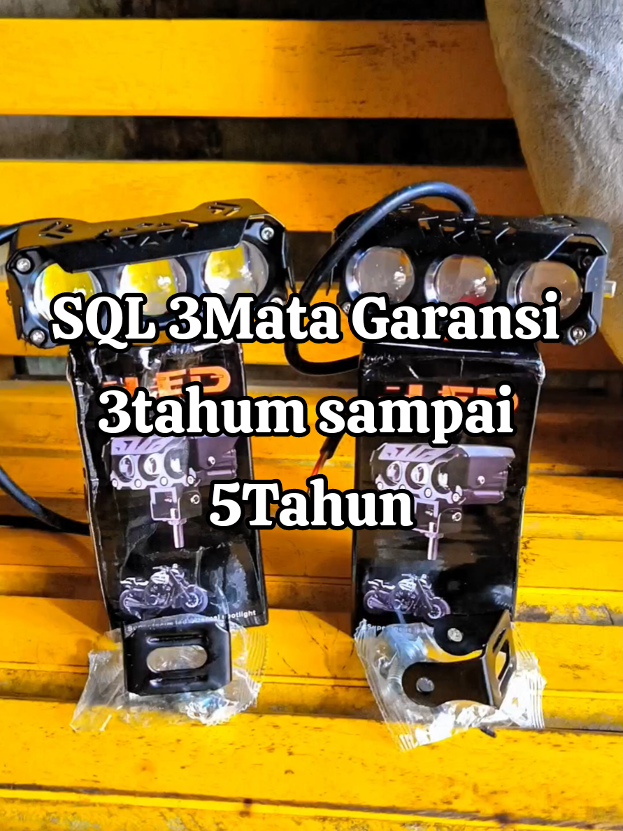 Di Harga 70rb'an SQL 3Mata Ini Yang Garansinya Paling Panjang Ya Bossq😍🤤 #lamputembak #sql #3mata #garansi #3tahun #5tahun 