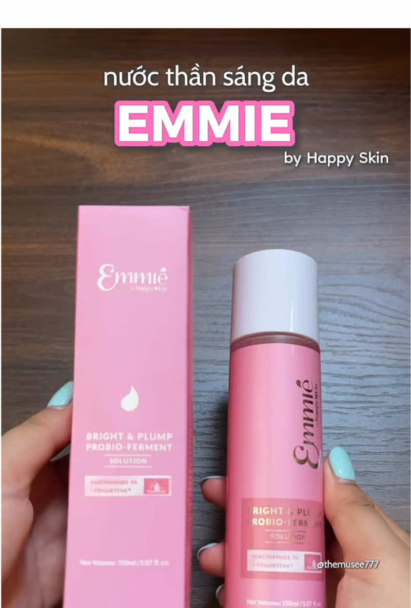 thấy chị Hà Linh review là múc liền em nước thần dưỡng sáng da này 😍😍#nuocthanemmie #halinhreview #happyskin #sangda #skincare 