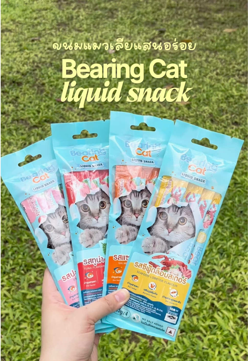 😋 ขนมสุดแซ่บ ราคาดี ถูกใจเหล่าแมว 🐈 - ไปเดิน pet shop ละเจอมา ราคาดี แถมมีประโยชน์💕 ลองสอยมาให้แก๊งแมวเฒ่าที่บ้านกิน สรุปคือแซ่บขน๊าดดด @Bearing Petcare  . . . . #BEARINGCAT #BEARINGPETCARE #HappyTimeWithBEARING #ขนมแมวเลีย #ขนมแมว 