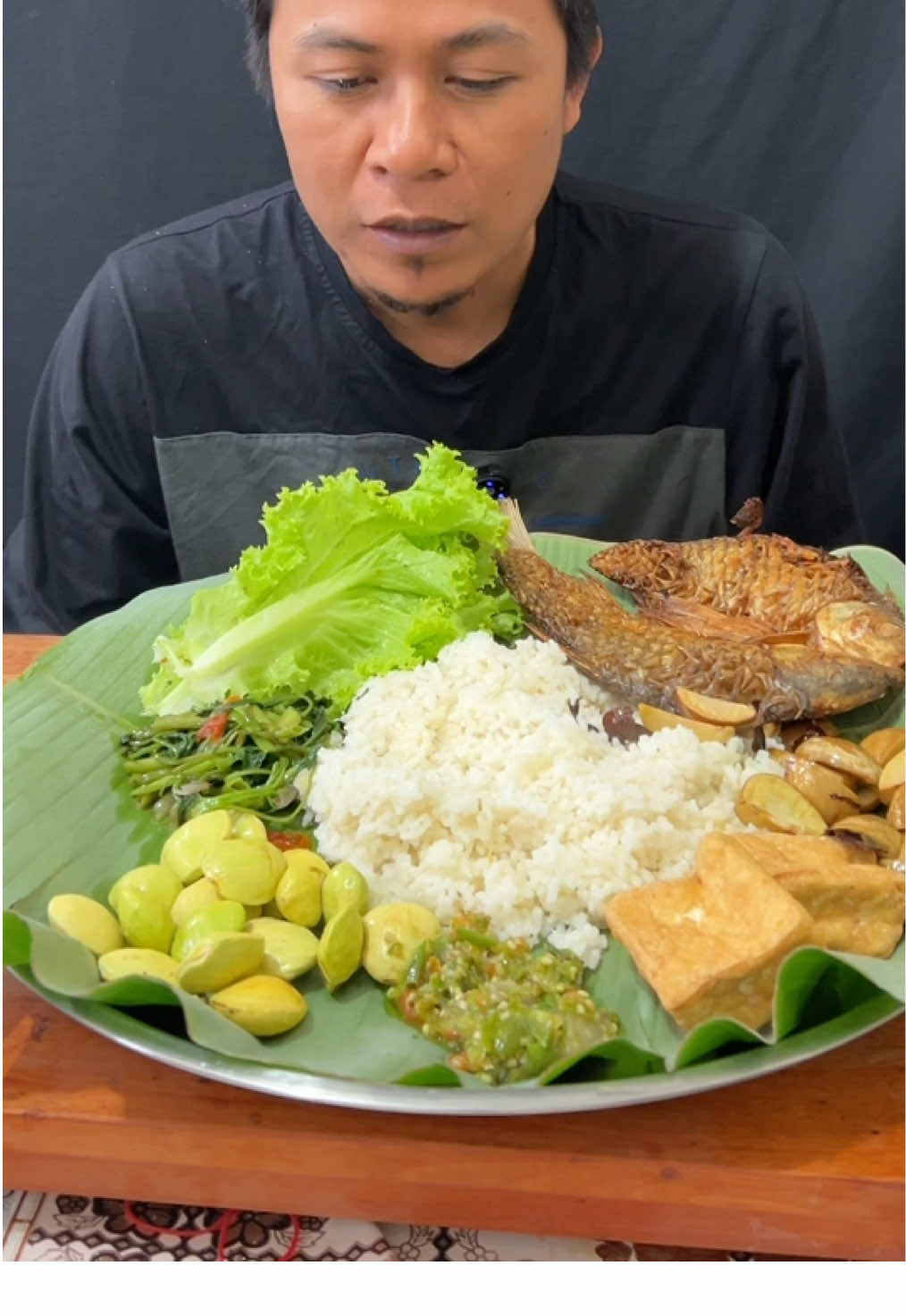 Nasi liwet megalodon buatan istri @Teh Intan 