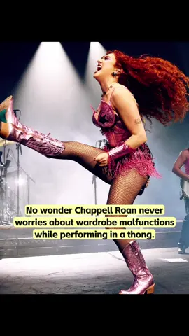 No wonder Chappell Roan never worries about wardrobe malfunctions while performing in a thong. #us #celebrity #entertainment #ChappellRoan #fyp