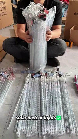 waterproof Hanging solar LED lights. Christmas decor for Bermonths #solarlights #ledlights #christmaslights #christmassolarlights #tiktokmademebuyit Hanging Solar Meteor Lights Christmas Lights #light #christmaslights #solarchristmaslights #meteorlights #lights #christmaslight #christmasdecor#fyp 