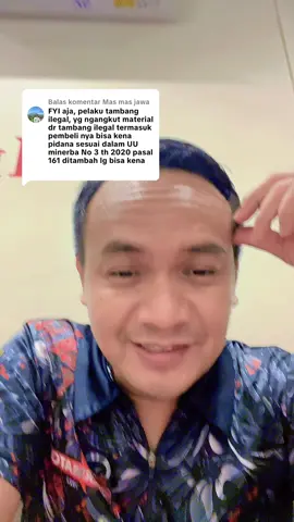 Membalas @Mas mas jawa belum ada putusan/laporan pidana kpd @kcunkmotor atas galian c tersebut..jadi kenapa digugt perdata dgn ganti rugi yg besar?