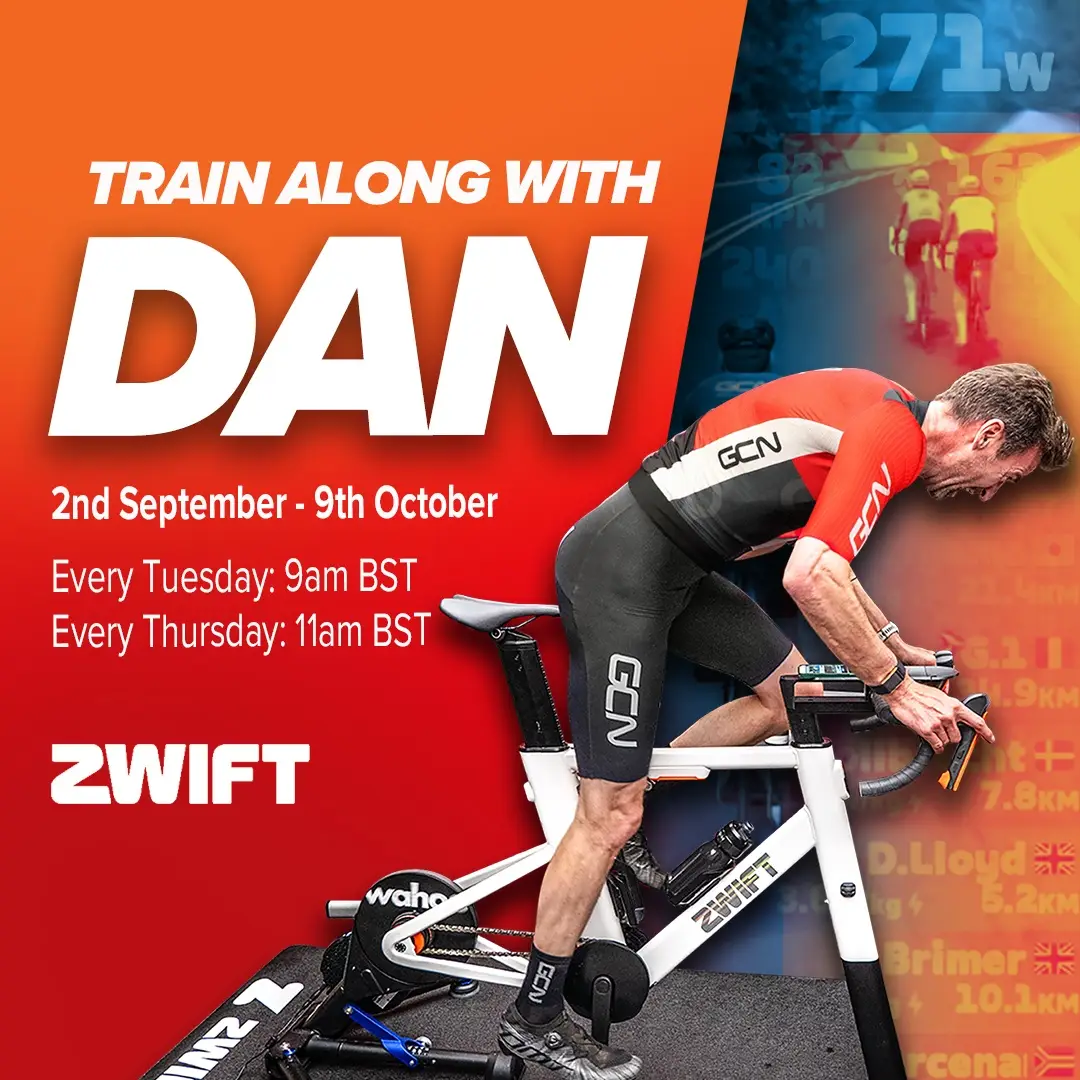 Dan Lloyd is in his final prep for the Gravel World Champs, and he's taking his training to @GoZwift Join him for a key workout and get an inside look at what it takes to compete at the highest level. 📅 Tuesday 23 September @ 09:00 BST 🔗 Link In Bio or https://gcn.eu/dlz7