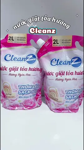 Nước giặt tỏa hương cleanz #nuocgiatthomquanao#cleanz #nuocgiattoahuongcleanz #review #viralvideo 