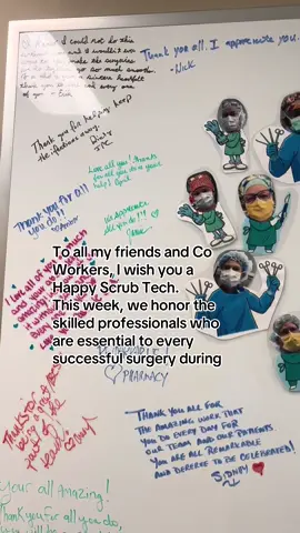 To all my friends and Co Workers, I wish you a Happy Scrub Tech. This week, we honor the skilled professionals who are essential to every successful surgery during National Surgical Technologists Week. Their expertise, precision and commitment to patient safety make life-saving procedures possible every day.