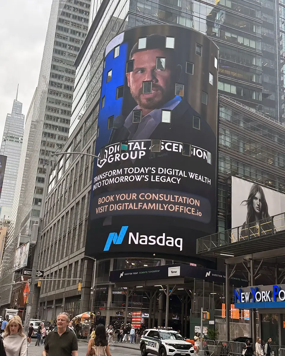 Started the morning over at Nasdaq with the crew from FintechTV, chatting about some of the new things we've been putting together at @dagfamilyoffice. Exciting times ahead #xrp #crypto #blockchain #investing #viralvideo