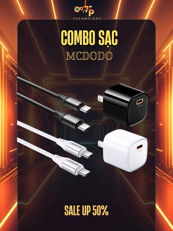 Mua cả combo cho tiện và đồng bộ nhé 😘 #tptechnology #capsac #cusac #sacnhanh #mcdodo 