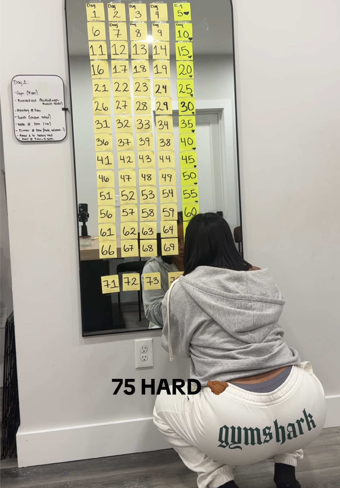 Today we start 75 hard!  Posting my whole journey because public shame will keep me disciplined the whole way through LOL. What’s stopping you from starting today?!  #75hard #fyp #teamworkmakesthedreamwork #teamwork #discipline 