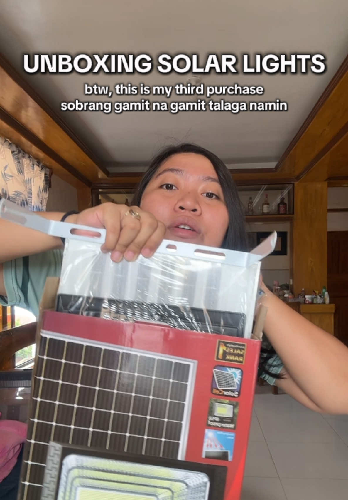 Solar lights, waterproof and windproof #solarlights #solarpanel #tiktokfindsph #budolfinds 