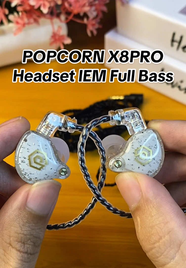 Rekomendasi Headset IEM Murah 100Ribuan Berkualitas Suara Mantap Full Bass Jack 3.5 Dan Type C Popcorn X8 Pro #headsetgaming #headsetiem #headsettipec #headsetfullbass #rekomendasiheadset 