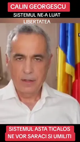 Călin Georgescu  Sistemul ne-a luat libertatea 