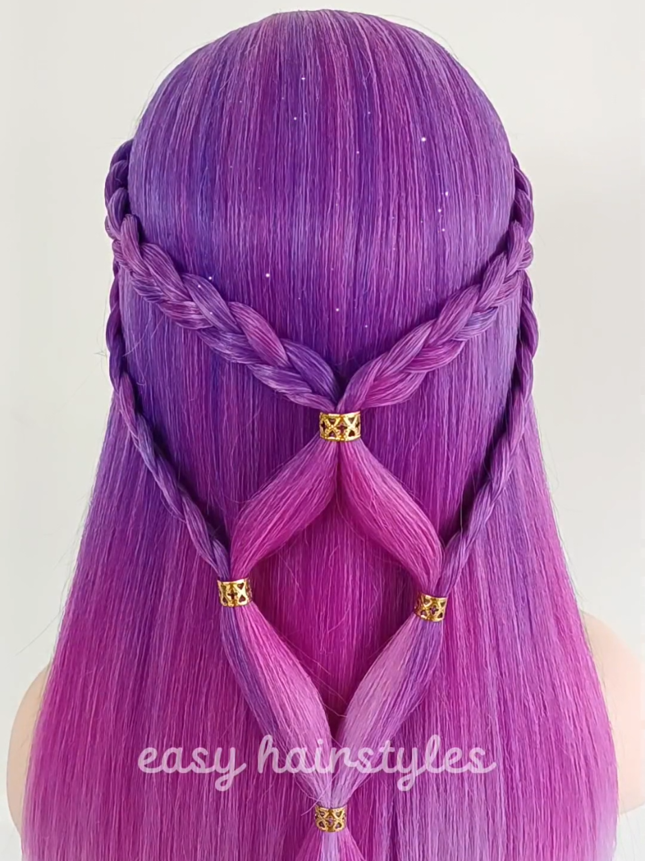 🔥 Easy hairstyles  #foryoupage❤️❤️ #easyhairstyles #hairstyles #comofazer #penteadosfaceis 