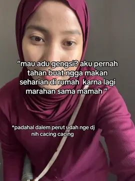 yaa gimana yaa , harga diri #gengsi 