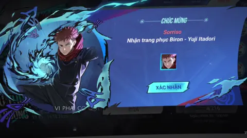 Yuji Itadori 🤧#jujutsukaisen#AOV#lienquanmobile_garena #tiktokxuhuong 
