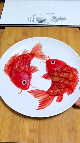 creative plate decoration👍👍#skills #fyp #creative #food #good 