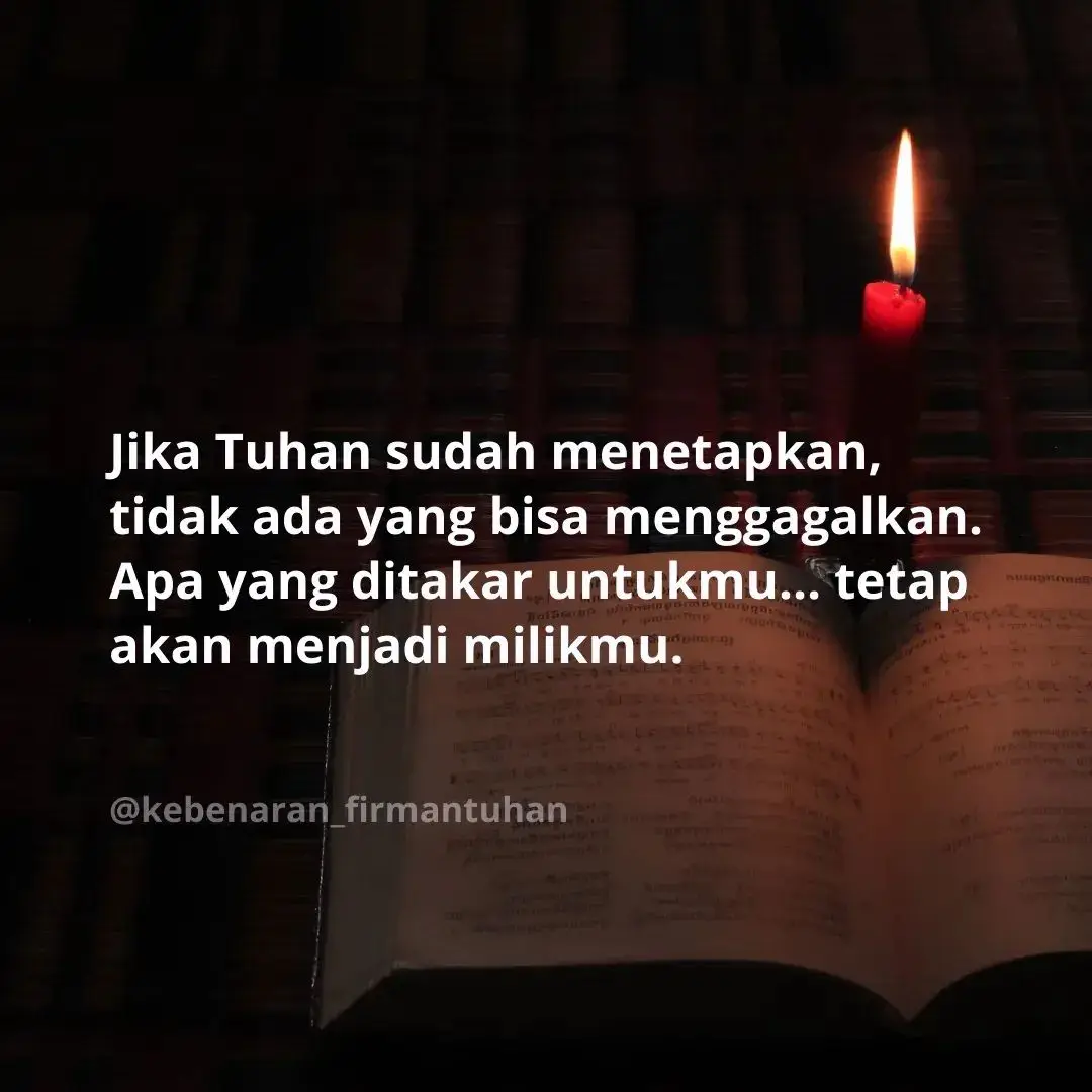 Dalam Nama Tuhan Yesus.. AMIN!