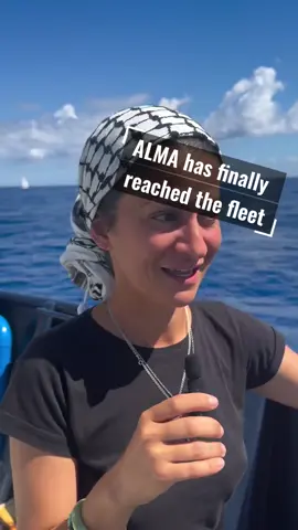 The Alma has joined the fleet.  #اسطول_الصمود #solidarity #explore #GlobalSumudFlotilla #thiagoavila @Gaza Freedom Flotilla 